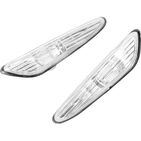 1 paire cache de lampe de clignotant latéral 63137165915 63137165916 pour E46 325i transparent (1/5)
