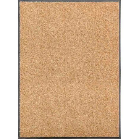 Paillasson lavable Crème 90x120 cm (1/5)