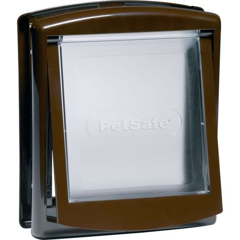 PetSafe Porta a 2 vie per cani 730 Piccola 17,8 x 15,2 cm Marrone