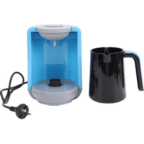 Machine café turc 400W pot électrique avec tasse – Multifonction maison bureau voyage bleu, cuisine (1/5)