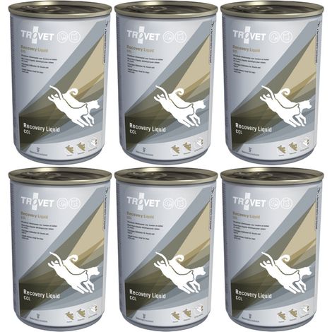 TROVET Recovery Liquid CCL - aliment humide pour chiens et chats - 6 x 400 g (1/4)