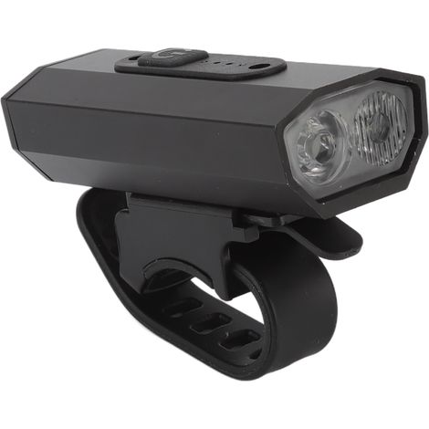 Éclairage Vélo Double Tête 6 Modes USB Rechargeable Aluminium LED Lampe Avant pour Cyclisme Extérieur (1/5)