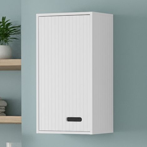 Pensile bagno 60 cm bianco con 1 anta Fast (1/5)