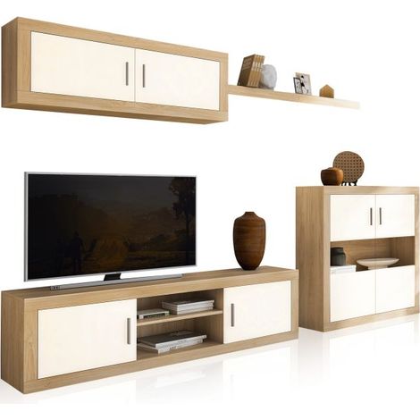 Salón Nuka V7 Cambria - Blanco (ancho) x 156cm (alto)