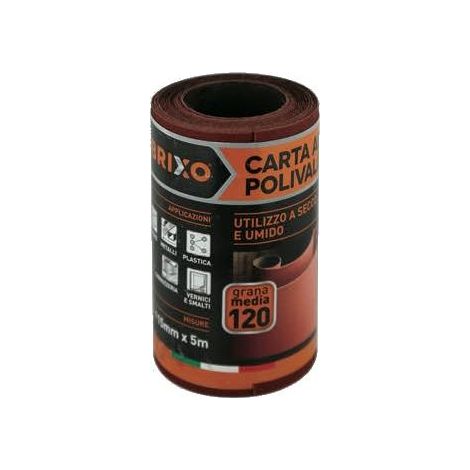 CARTA RESIN. BRIXO MINIROL 115X5MT P.120
