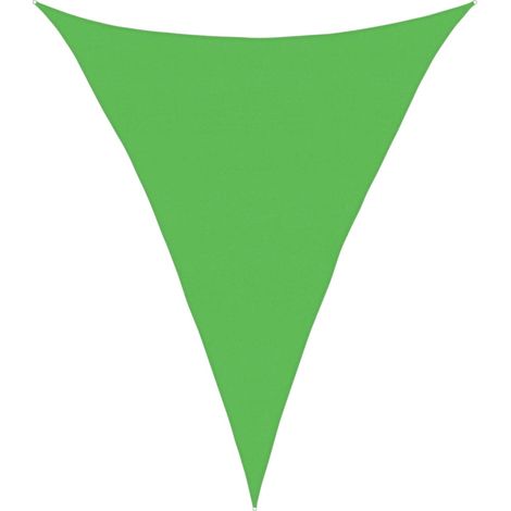 Sunshade Sail 160 g/m² Light Green 5x7x7 m HDPE vidaXL