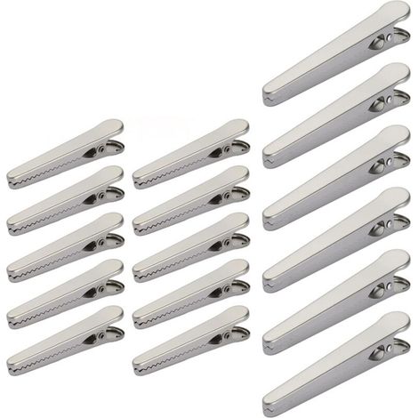16-teiliges Set mit Aufbewahrungsclips aus Edelstahl, 2 Größen, Metallclip, Verschluss für Lebensmittelbeutel, Clipverschluss für den Küchengebrauch (8 cm/11,5 cm) (1/5)