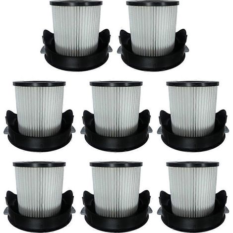 Lot de 8 filtres HEPA HX-FDF20 pour aspirateur Miele DuoFlex - Pièces de rechange - Filtre à poussière (1/5)