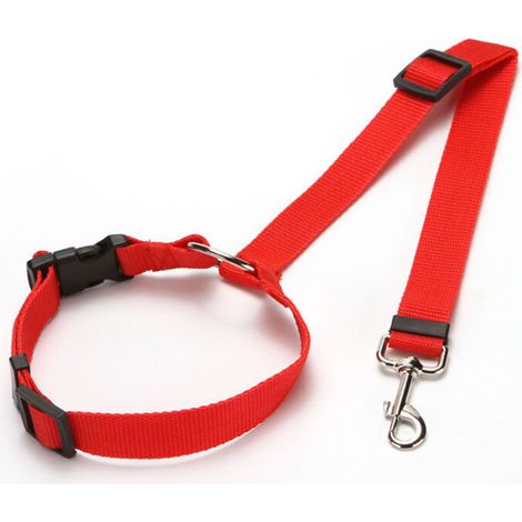 Nouvelle ceinture de sécurité réglable pour chien et chat, ceinture de voyage avec clip, collier de sécurité pour voiture (1/4)
