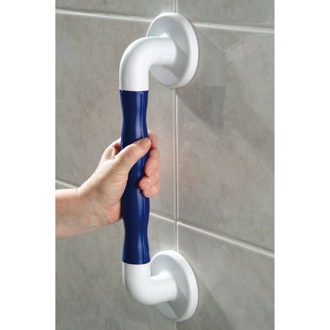 Barres d'appui Grip droites - Blanc - 60 cm