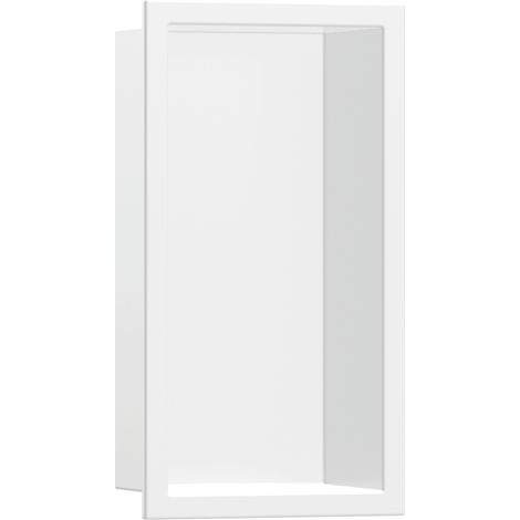 Hansgrohe – Niche murale avec cadre en acier inoxydable – Dimensions 150x70x300mm – Pour zones humides – Kit d'étanchéité inclus (1/5)