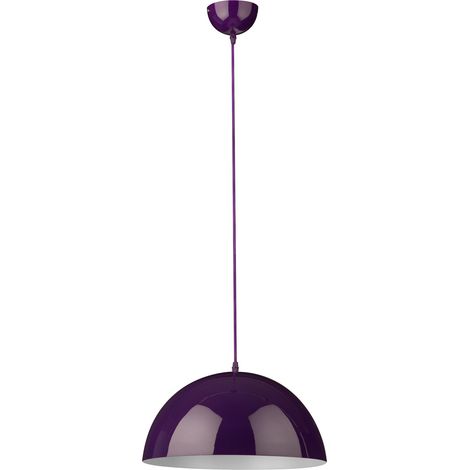 Premier Housewares Purple Mars Pendant Light