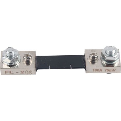 Résistance shunt 100A 75mV FL-2 pour compteur ampèremètre numérique et analogique, mesure de courant haute précision (1/5)