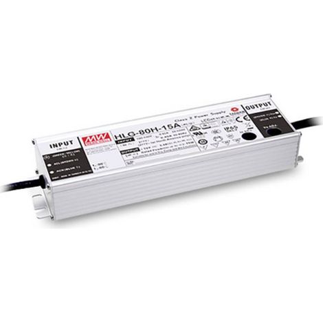 Mean Well HLG-80H-12AB Driver per LED Tensione costante 60 W 3 - 5 A 10.8 - 13.5 V/DC dimmerabile, Funzione dimmer 3 in