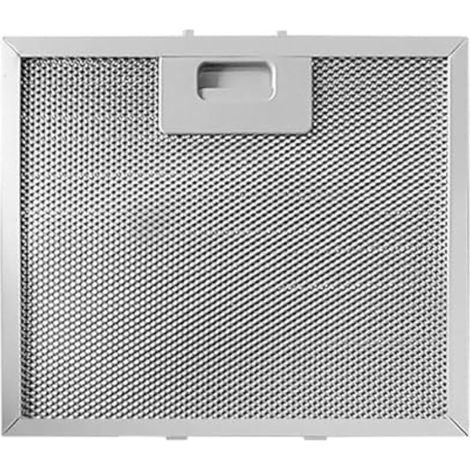 Filtre à graisse métallique 400 x 300 x 9 mm pour hotte aspirante, filtre en maille métallique argentée pour extracteur de cuisine (1/5)