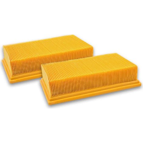 2x filtre à plis plats pour aspirateur Hilti VC 20 UM, VC 40 UM, VC-20, VC-40 - Remplacement pour 2607432033, D279015-XJ