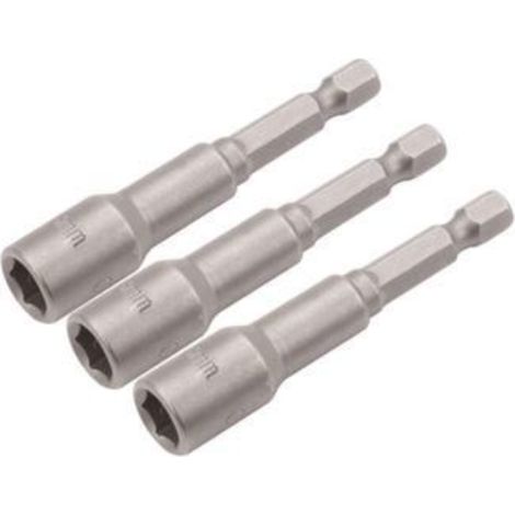 SET 3PZS PUNTAS DE VASO MAGNE'TICAS 1/4'' 8MM TOLSEN