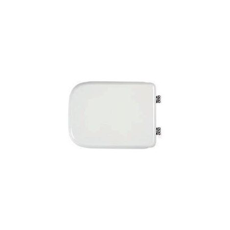 Sedile WC per serie Conca completo di cerniere Ercos BSOPE5 Bianco (1/4)