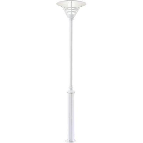 Konstsmide Gemini Tête et lampadaire extérieur classique blanc mat Max Watt 1x 60, E27, IP44 (1/3)