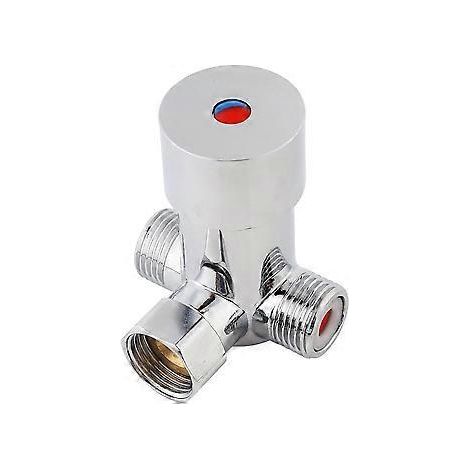 G1/2 Warm-Kalt-Mischventil, thermostatische Mischer-Temperaturregelung für automatische Messingarmaturen