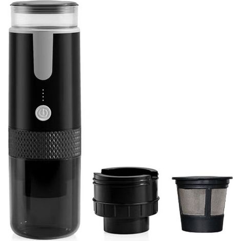 Kaffeemaschinen – Tragbare Kaffeemaschine – Tragbare Espressomaschine – Tragbare elektrische Espressomaschine – Mini-Kaffeemaschine mit Akku – Kompatibel mit Kapseln und gemahlenem Kaffee – Ideal für