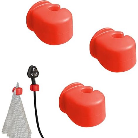 Desktop power cable organizer - Heavy-duty power cable clips, desktop power cable clips, and cable clips (1/4)
