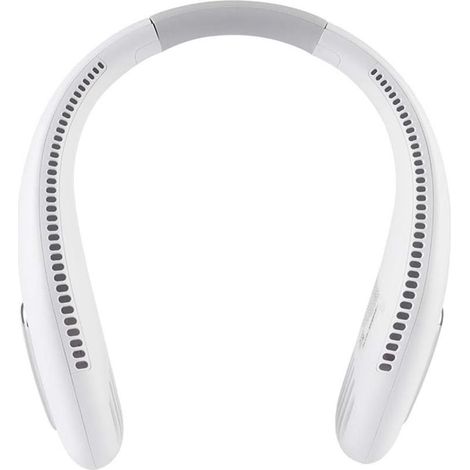 Ventilateur de cou portable rechargeable USB, ventilateur tour de cou silencieux avec suspension, 3 vitesses, ventilateur personnel léger pour bureau, voyage, sport, marche, camping, extérieur (1/5)