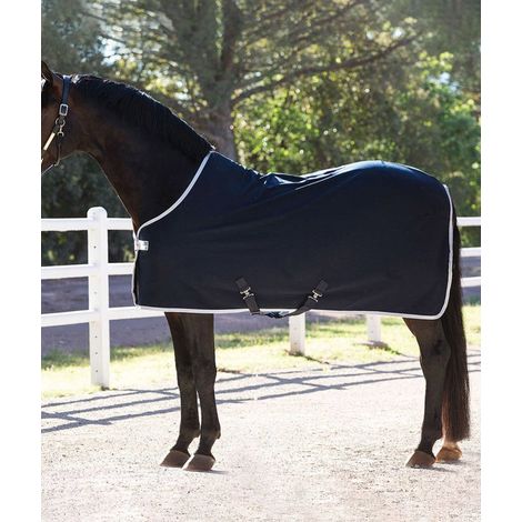160 cm, Blu Navy: Baumwoll-Pferdedecke Amigo Jersey Cooler ohne Füllung (1/3)