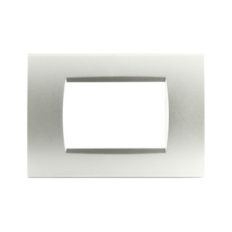 Mapam ART Placca 3 posti grigio chiaro tecnopolimero T1 compatibile Living International - 8003-04
