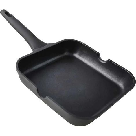 Griglia in fusione di alluminio xylan liscia maniglia fissa 20 cm
