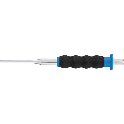 Chasse-goupille a ressort avec protege-main de 7 mm