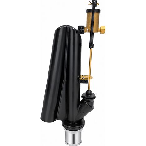 BATTERIA SCARICO WC PER CASSETTA ALTA IN ABS SENZA PULSANTE MODELLO ECOGREEN - IDC