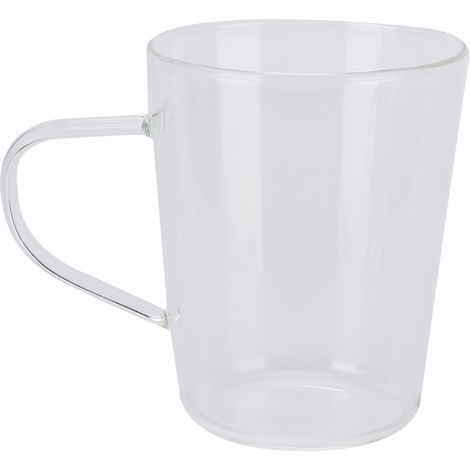 380-ml-Becher aus Borosilikatglas, temperaturbeständig, ideal für Küchen, Hotels und Cafés – leicht zu reinigen (1/5)