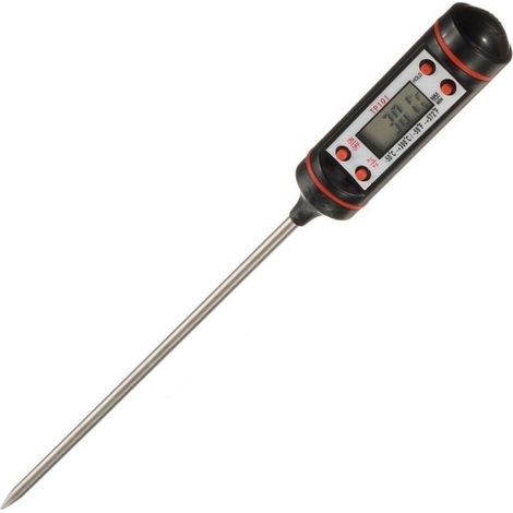 Digitales Küchenthermometer mit Sonde. Ideal für Fleisch, Wein, Marmelade und andere Lebensmittel. (1/5)