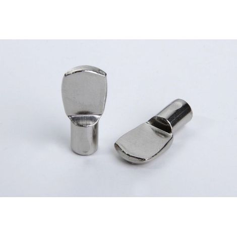 30Pcs Taquet Etagere, Support d'Étagère Étagère Broches Cheville Etagere Supports de Plaque en Métal Nickelé pour Armoire Bureau Accessoires - 5mm×19mm (1/5)