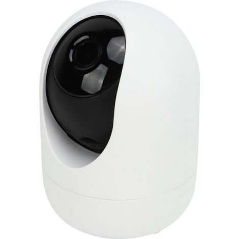 Caméra de sécurité Wi-Fi sans fil avec audio bidirectionnel, vision nocturne infrarouge, détection humaine intelligente par IA, prise UE 100-240 V (1/5)