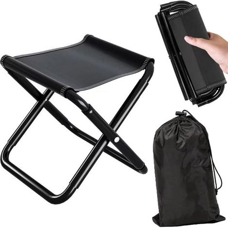 Taburete de camping,mini silla plegable para exteriores,taburete plegable portátil,taburete de camping,taburete de pesca plegable para viajes (1/5)