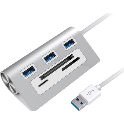 USB3.0-Hub HUB-Splitter, eins und drei SD/CF/TF-Kartenleser, obere Dockingstation (1/3)
