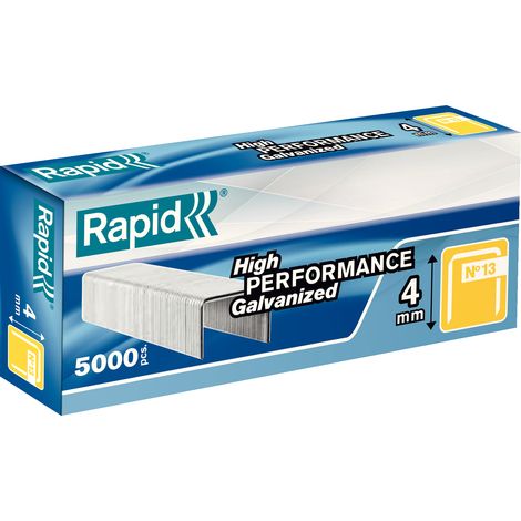 Rapid Heftklammern Rustikal Silber 5000 stk