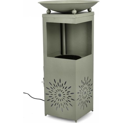 Bizzotto fontana Yuki verde cm 40,5 x 40,5 x 78h