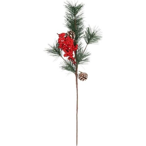 Lärchenzweig mit Eberesche, 57 cm, rot (1/3)
