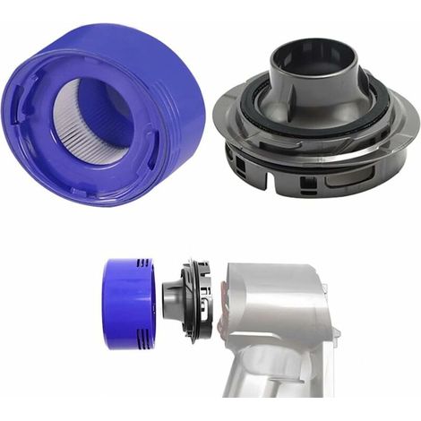 Dyson V7 V8 Post Filter Vacuum Cleaner with Rear Motor Cover for Dyson V7 and V8 Vacuum Cleaner Accessories (1/5)