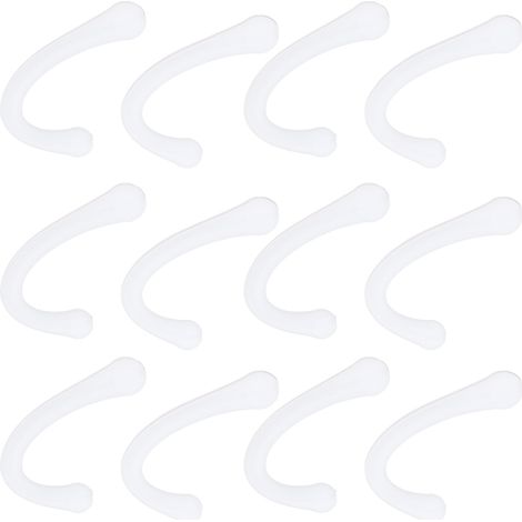 6 Paires de Cache-Oreilles en Silicone avec Serre-Tête et Protection Buccale, Équipement de Sécurité pour Activités Courantes - Blanc (1/5)