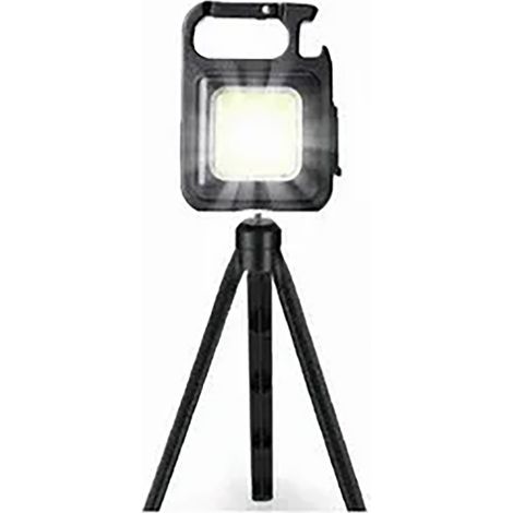 Lampe Portative COB à Haute Luminosité Rechargeable USB-C Étanche IPX4 Éclairage de Travail Porte-Clés (1/5)