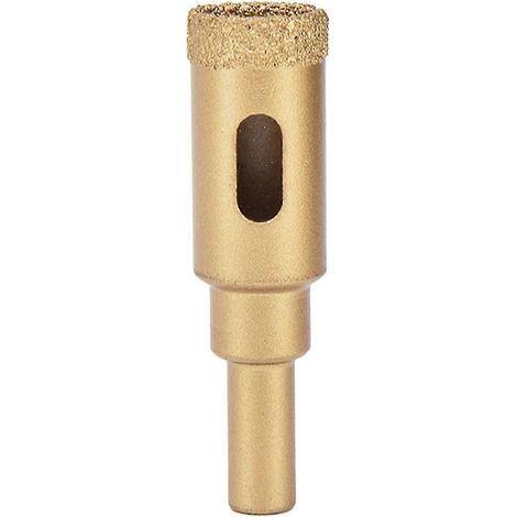 Foret diamanté, scie cloche, outil de perçage et de découpe pour verre et granit, queue ronde de 18 mm (1/5)