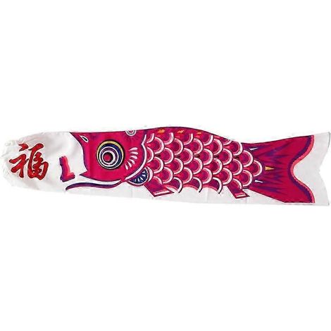 Manches à air japonaises pour carpes de 15 cm / 50 cm / 90 cm-90cm-Rose Red (1/5)