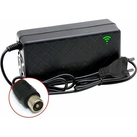 24V 2A Velo Electrique Velo Chargeur De Batterie Au Lithium Intelligent Sortie 29.4V 2A Chargeur Port Cc Chargeur Rapide Avec Ventilateur De Refroidissement, Prise Rca (1/5)