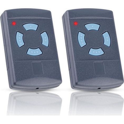 Télécommande de porte de garage Hor-HSM4 868 MHz – 2 unités, compatibles boutons bleus Hörmann (1/4)