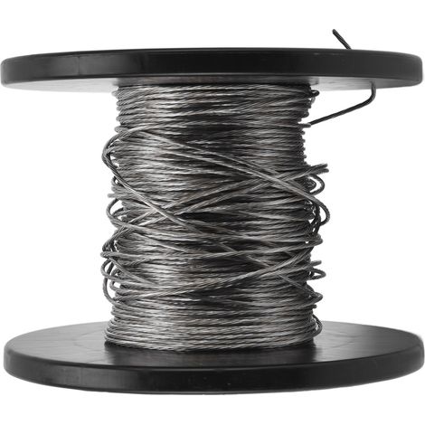 Câble de clôture électronique à impulsions haute tension de 100 m en alliage d'aluminium et de magnésium (1/5)