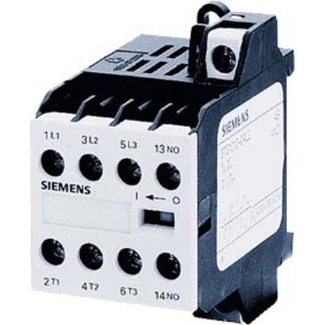 Contacteur Siemens, 3 pôles , 4NO, 8.4 A, 24 V, 4 kW ( Prix pour 1 ) (1/4)